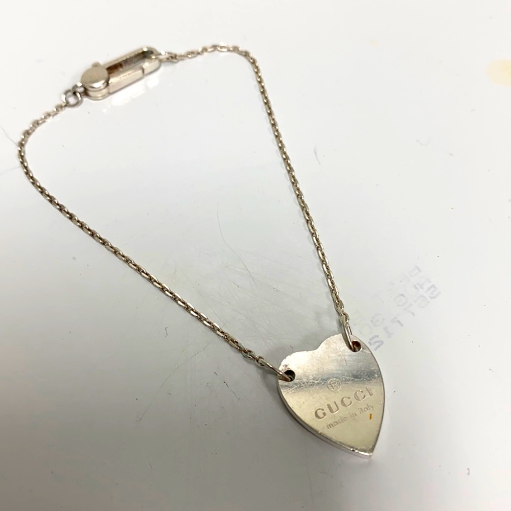 925 GUCCI SINGLE HEART BRACELET❤️